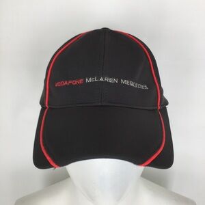 Vodafone McLaren Mercedes Partner Cap Racing Hat Gray Red